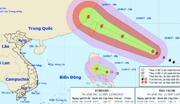 Dự báo thời tiết, Tin bão mới nhất, tin bão, bản tin thời tiết