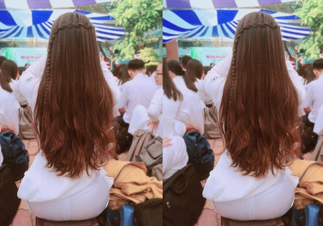 Nu sinh Sai Gon bat ngo vi anh chup sau lung duoc chia se tren mang hinh anh 1