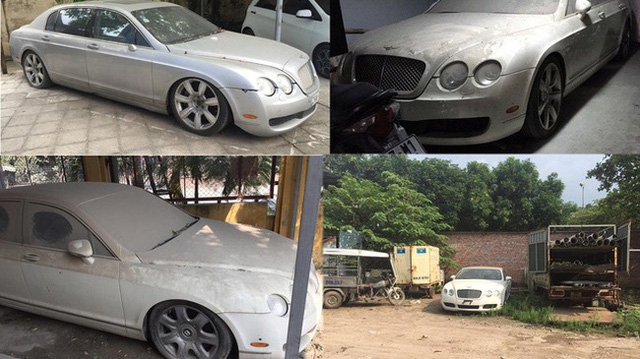 Xe nhà giàu Bentley Continental Flying Spur bị bắt gặp trong tình cảnh thảm thương tại Hà Nội - Ảnh 4.