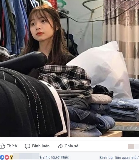 Nu nhan vien ban hang bi chup len vi xinh nhu sao Han hinh anh 1