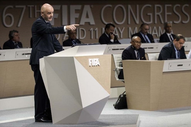 Triều đại của Chủ tịch FIFA Gianni Infantino bị chỉ trích sau hàng loạt quyết định thay đổi nhân sự mờ ám /// AFP