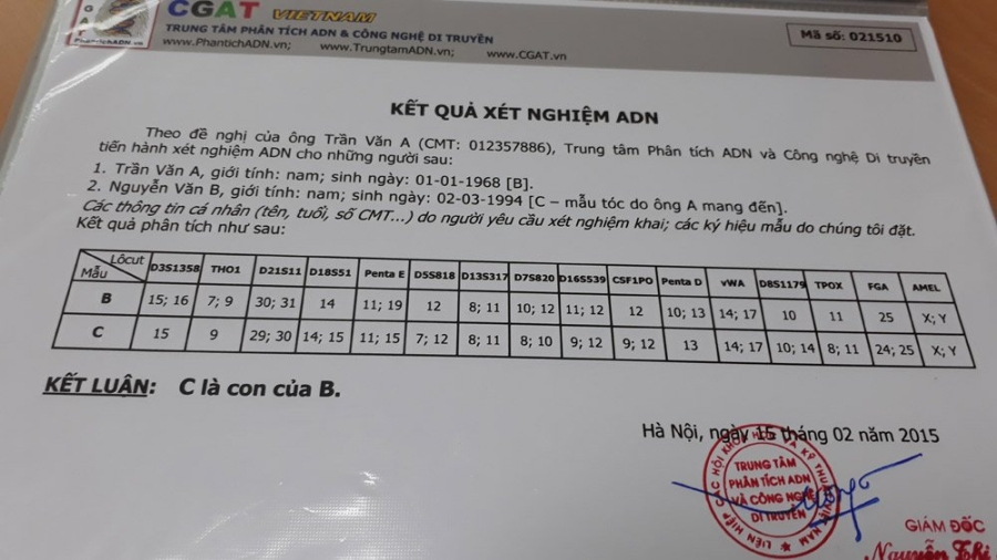 Xét nghiệm ADN, Ngoại tình, Ly hôn