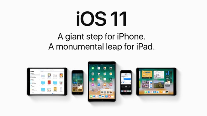 Chuan bi iPhone, iPad de cap nhat iOS 11 dem nay hinh anh 1