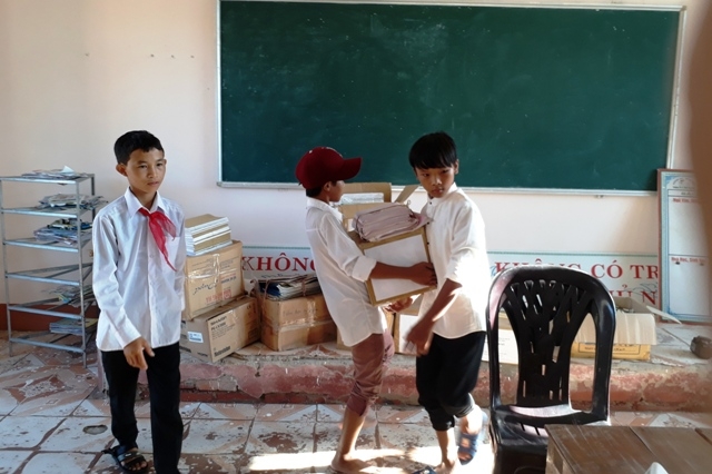 ha tinh: mat dien, nuoc hang chuc truong mam non van nghi hoc hinh anh 2