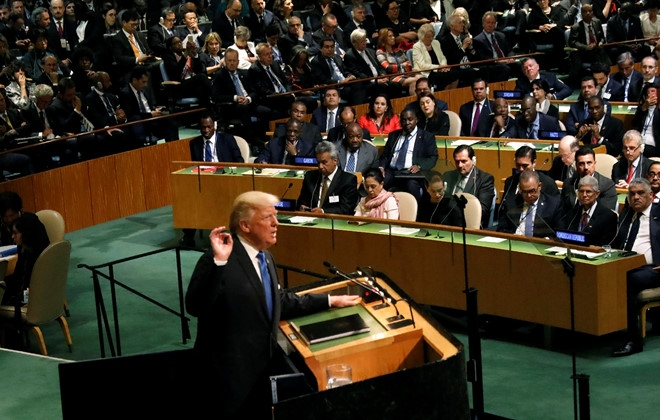 Dai dien Trieu Tien roi phong hop de tay chay bai phat bieu cua Trump hinh anh 2