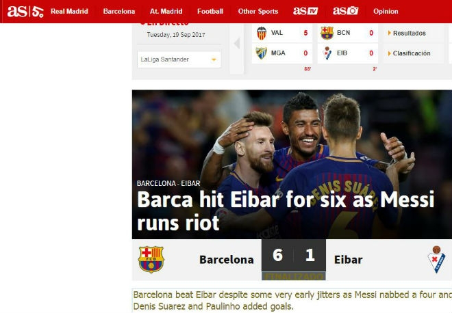 Messi 9 bàn/5 trận: Báo chí thế giới choáng váng, gọi là 
