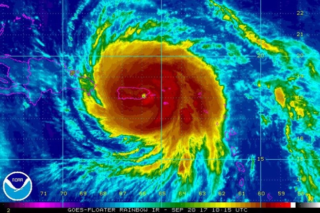 Puerto Rico hứng chịu bão thế kỷ Maria, hơn 11.000 người sơ tán - Ảnh 1.