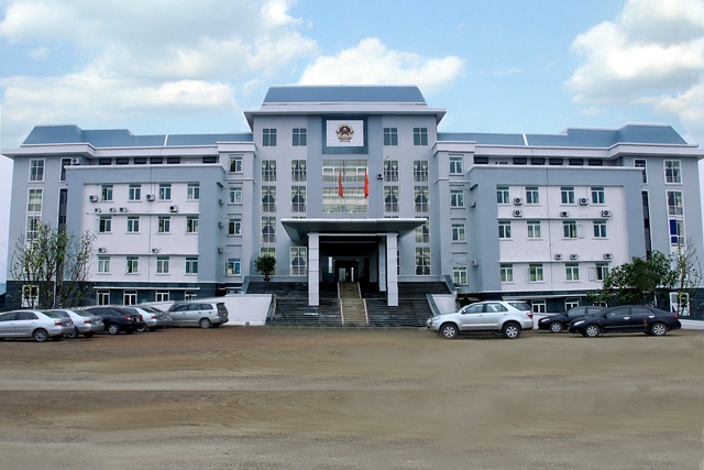 Trụ sở UBND huyện Sông Lô, tỉnh Vĩnh Phúc.