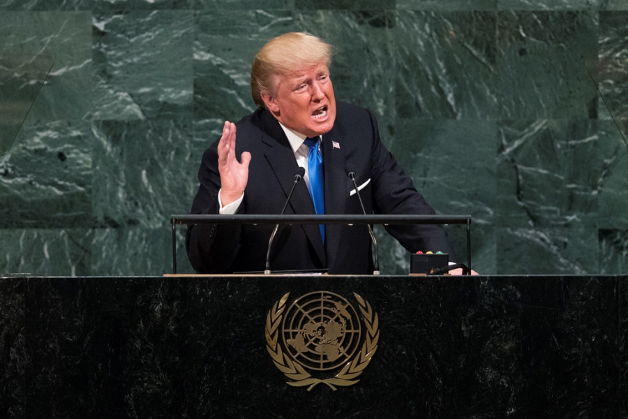 Chau A dau dau voi de doa 'huy diet hoan toan Trieu Tien' cua Trump hinh anh 1
