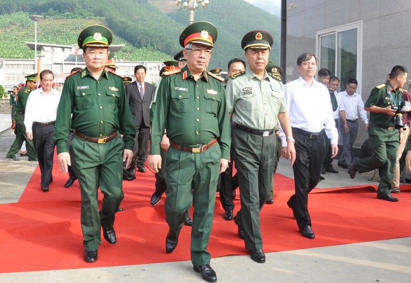 giao lưu quốc phòng biên giới, Việt - Trung, Bộ trưởng Quốc phòng, Ngô Xuân Lịch, Thứ trưởng Quốc phòng, Nguyễn Chí Vịnh