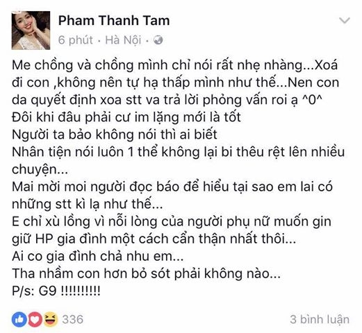 Mẹ chồng Tâm Tít khuyên con dâu xóa status khẩu chiến với Maya - Ảnh 1.