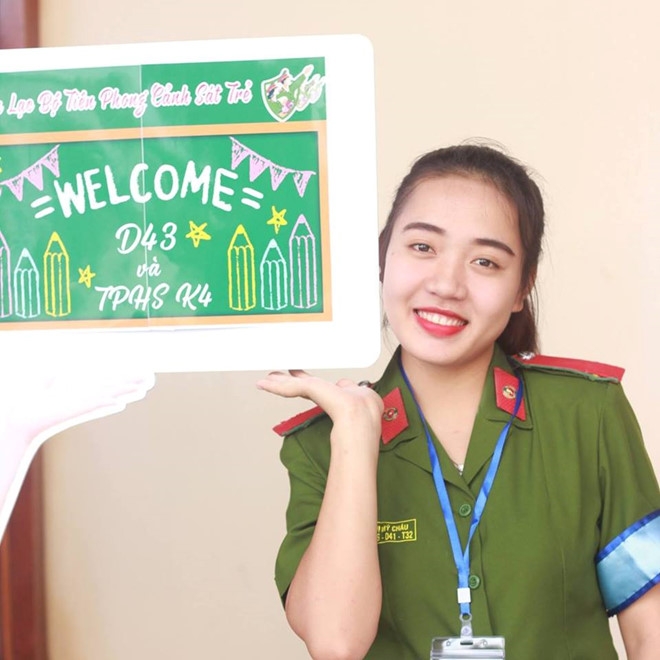 Nu sinh Hoc vien Canh Nhan dan: 'Toi muon lap lai danh hieu thu khoa' hinh anh 2