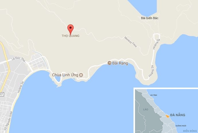 Tong vao taluy ben duong, nam sinh vien tu vong tren nui Son Tra hinh anh 2