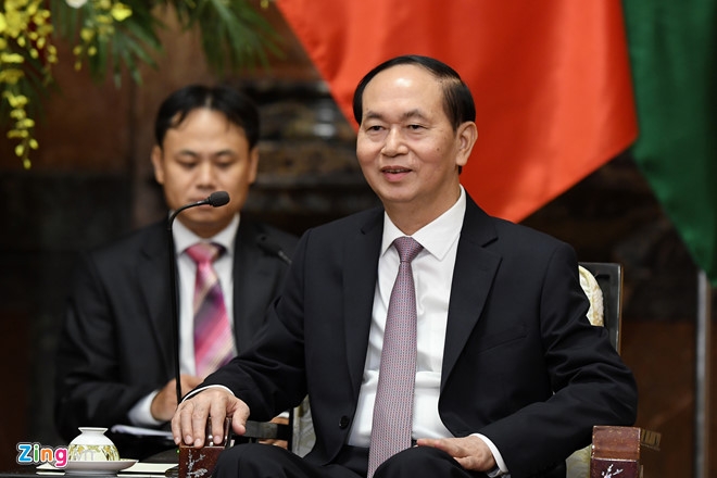 Chu tich nuoc Tran Dai Quang tiep Thu tuong Hungary hinh anh 3