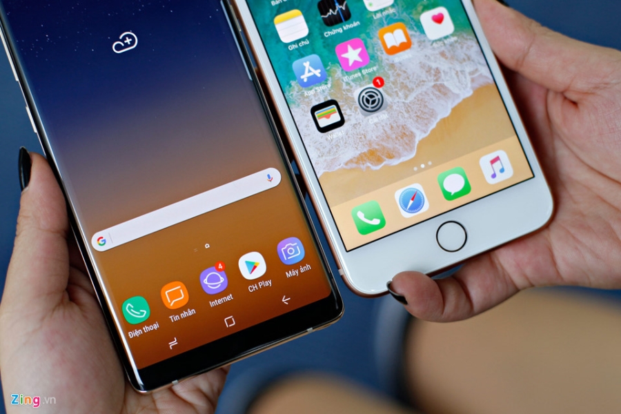 So thiet ke Samsung Galaxy Note 8 voi iPhone 8 Plus hinh anh 10