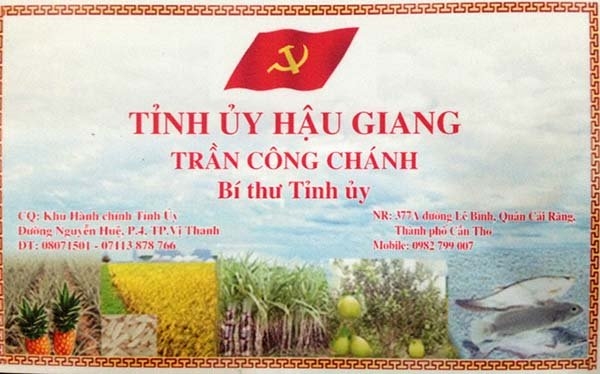 Bí thư Hậu Giang, Trần Công Chánh, Trịnh Xuân Thanh, Nghỉ hưu, Hậu Giang