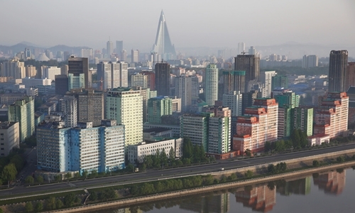 Một phần thủ đô Bình Nhưỡng, Triều Tiên. Ảnh: REuters.