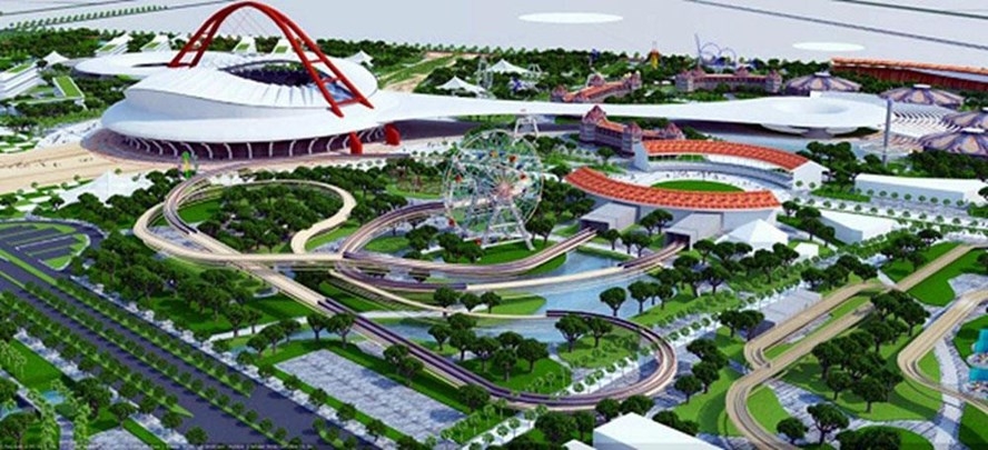 Dự án Khu LHTT Rạch Chiếc trên quy hoạch. Ảnh: T.L
