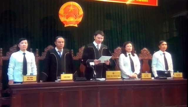  HĐXX tại phiên xử Hà Văn Thắm sáng nay (29/9) 