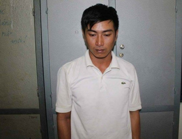  Đối tượng Trần Xuân Chương tại cơ quan điều tra. 