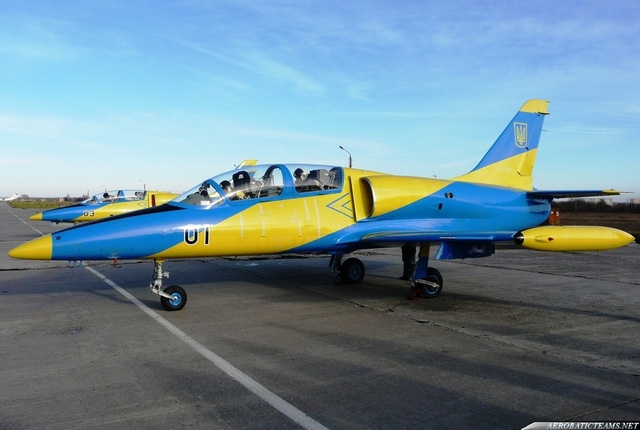 Máy bay L-39 của Ukraine (Ảnh: Aerobaticteams.net)