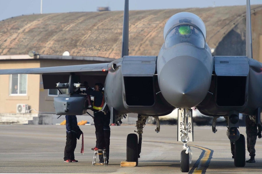 F-15K, at chu bai cua Han Quoc doi pho ten lua Trieu Tien hinh anh 6