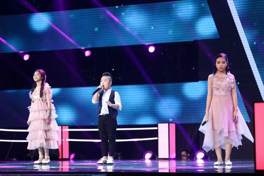 Hoc tro Vu Cat Tuong hat bolero tren san khau The Voice Kids hinh anh 6