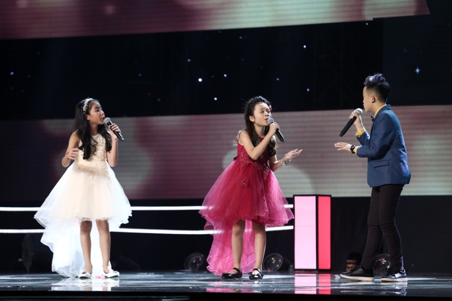 Hoc tro Vu Cat Tuong hat bolero tren san khau The Voice Kids hinh anh 10