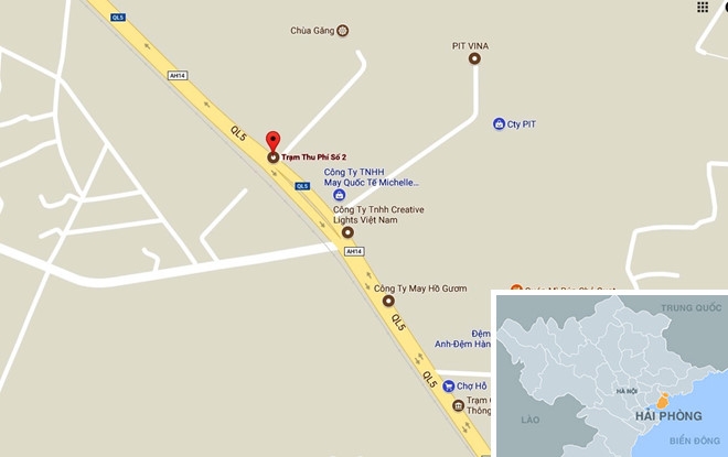 Tai xe xo xat voi nhan vien tram thu phi quoc lo 5 hinh anh 2