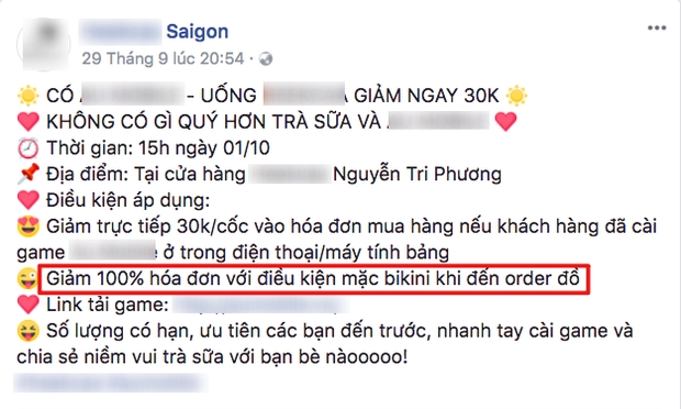 Chiêu khuyến mại kỳ quặc: Bạn trẻ mặc bikini đến hàng trà sữa để được giảm giá 100% - Ảnh 2.