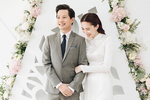 Hé lộ loạt ảnh Hoa hậu Thu Thảo đẹp tựa nữ thần, rạng rỡ bên ông xã Trung Tín trong ngày ăn hỏi - Ảnh 4.