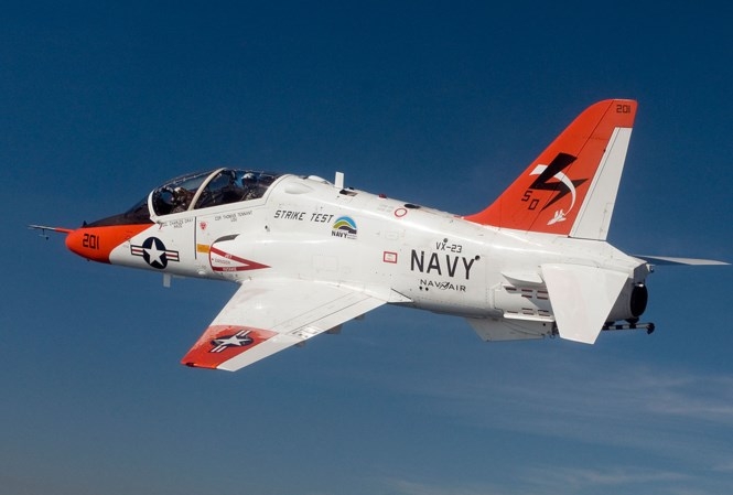Máy bay huấn luyện loại Goshawk T-45C. Ảnh: Military.com