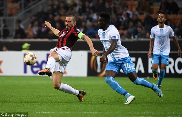 Bonucci từ Juventus về AC Milan với giá 35 triệu bảng