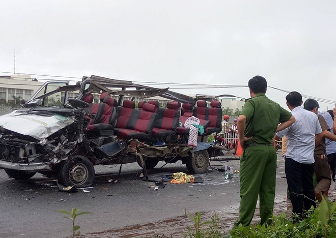 Nghi van tai xe buon ngu trong vu tai nan 6 nguoi chet o Tay Ninh hinh anh 1