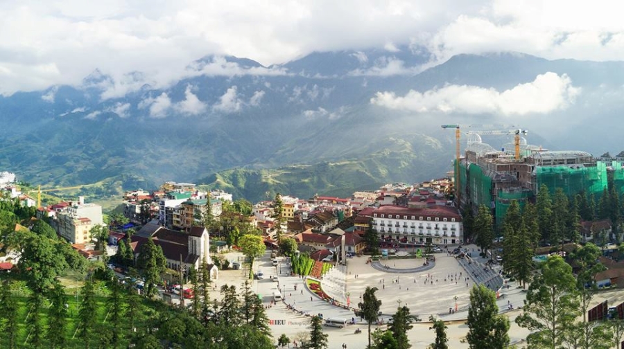 Canh sac nhu tranh cua Sa Pa mua lua chin hinh anh 10