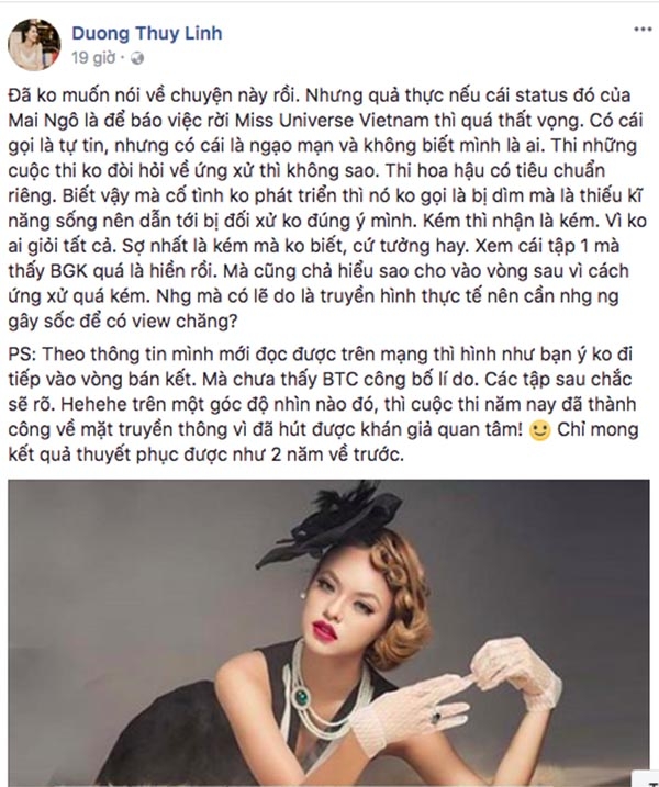Dương Thùy Linh phản ứng thái độ của Mai Ngô: Sợ nhất là kém mà không biết, cứ tưởng hay - Ảnh 3.