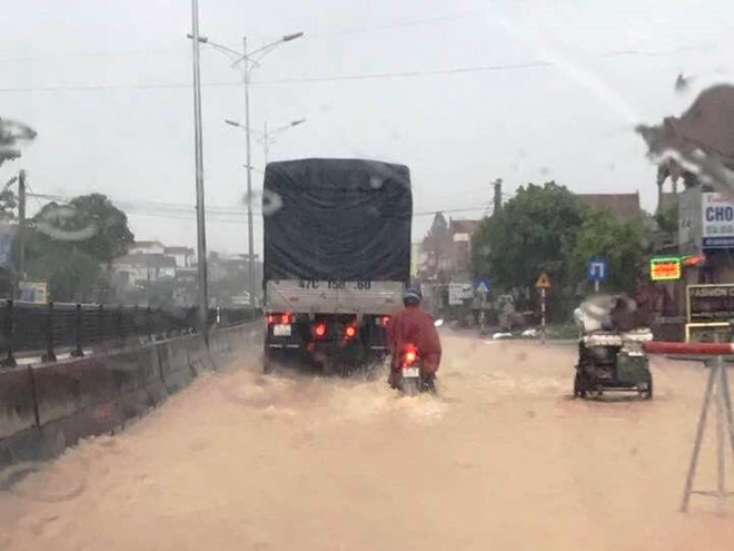 Nhieu noi o Nghe An ngap sau, chia cat duong sat Bac - Nam hinh anh 1