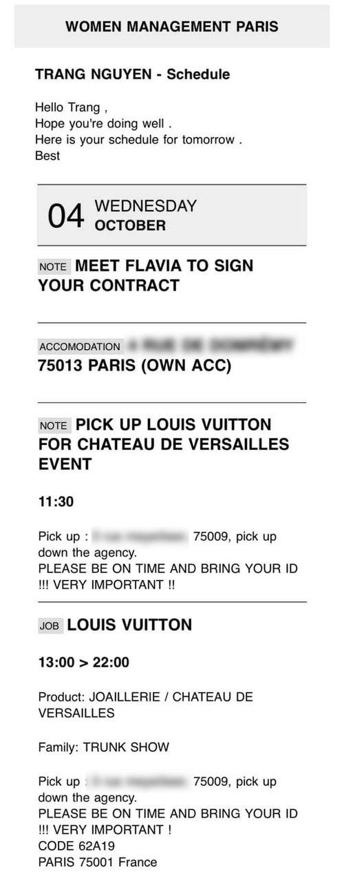 Độc quyền: Thùy Trang là mẫu Việt đầu tiên diễn cho show thứ 2 của ông lớn Louis Vuitton tại Paris Fashion Week - Ảnh 4.
