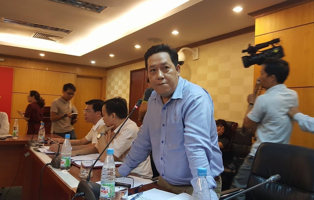  Ông Nguyễn Xuân Quang - người báo mất trộm gần 400 triệu đồng trong chuyến thanh tra tại Long An. 