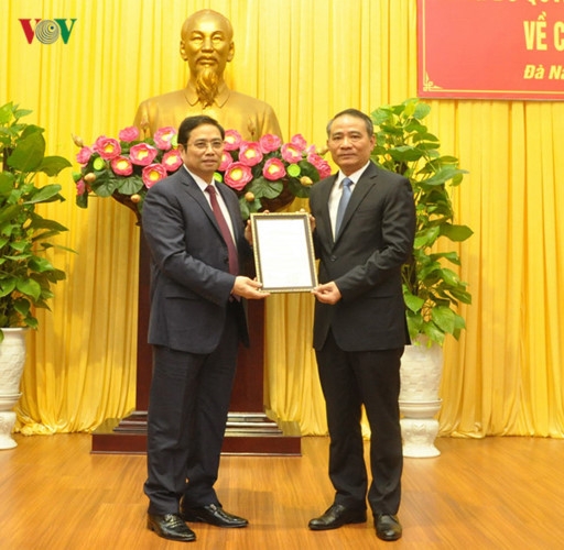 anh: tan bi thu da nang truong quang nghia ngay dau nhan nhiem vu hinh anh 2