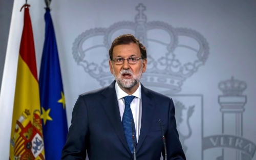 Thủ tướng Tây Ban Nha Mariano Rajoy. Ảnh: Telegraph.