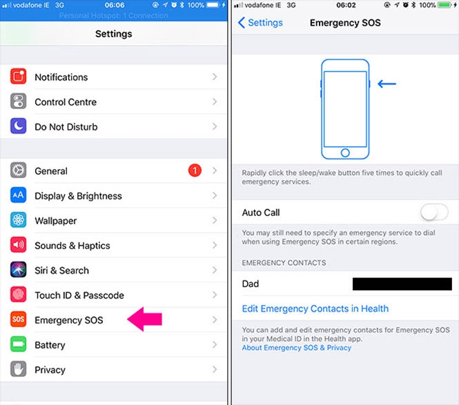 Cách kích hoạt tính năng gọi điện khẩn cấp trên iPhone chạy iOS 11 - ảnh 2
