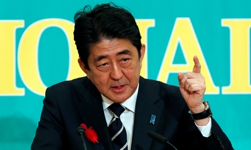 Thủ tướng Nhật Bản Shinzo Abe. Ảnh: Reuters.