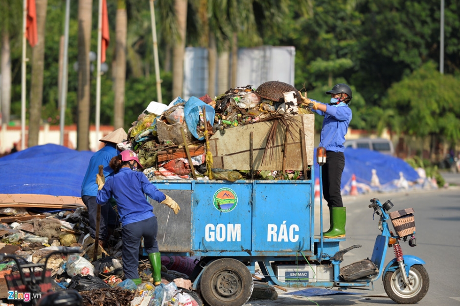 'Nui rac' dai hang tram met ngap thi xa Son Tay hinh anh 14
