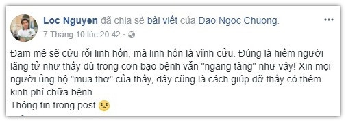 Thay giao rao ban tho 5.000 dong de chua benh hiem ngheo hinh anh 2