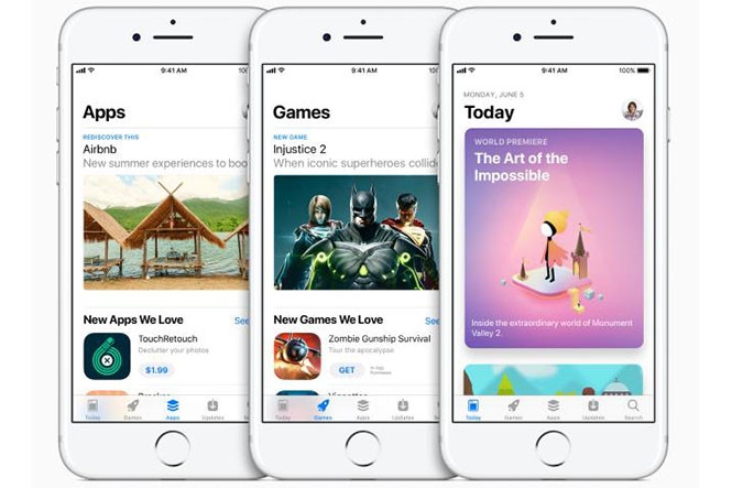 App Store mới quay lưng với ứng dụng miễn phí trong tuần /// Ảnh: Apple