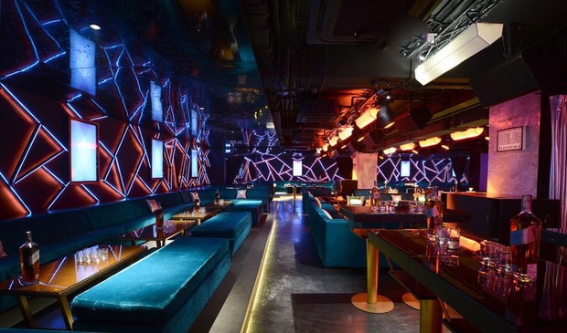 Không gian của Sin Lounge, ACE Night Club vô cùng sang trọng.