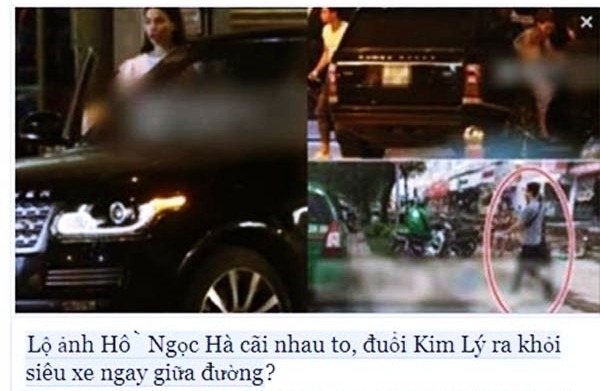 lo anh ho ngoc ha - kim ly vui ve di an, xoa tin don ran nut vi cai nhau - 1