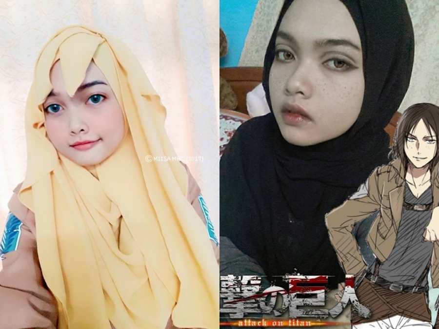 9X Malaysia hoa trang tai tinh voi khan trum dau truyen thong hinh anh 6