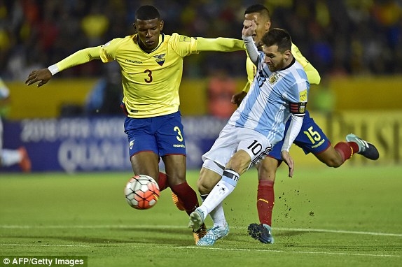  Messi đã có 61 bàn thắng cho đội tuyển Argentina 